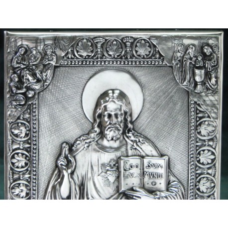 Obrazek z Jezusem Chrystusem - pamiątka Pierwszej Komunii Świętej