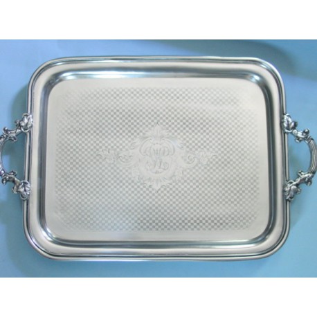 Taca na filiżanki szachownica - plater