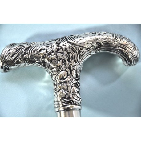 Prezent firmowy - elegancka laska - motywy roślinne