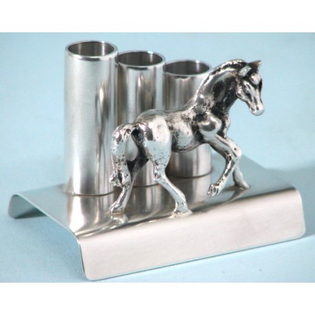 Stojak na długopisy KOŃ - np. prezent dla nauczyciela