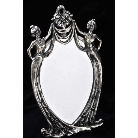 Secesyjne lustro toaletkowe -plater