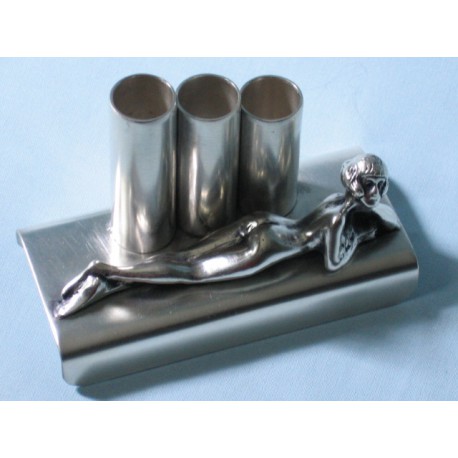 Podstawka do długopisów z kobietą - prezent dla Szefa