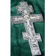 Krzyż prawosławny posrebrzany