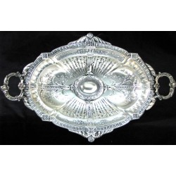 Patera w starym stylu -platerowana srebrem