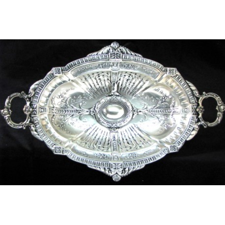 Patera w starym stylu -platerowana srebrem