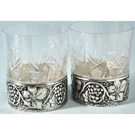 Szklanki do drinków okuwane platerem-elegancki prezent dla szefa