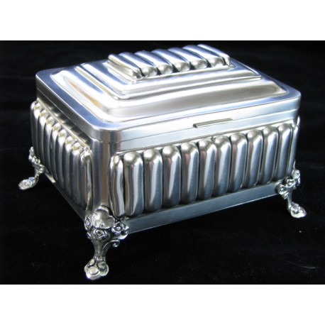 Prezent dla Rodziców - cukiernica grawerowana Prążki - plater